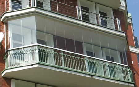 безрамное остекление балконов