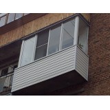 балконы с обшивкой