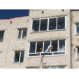 монтаж балкона в г.Емва - ул.Дзержинского, д.120