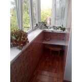 Внутренняя обшивка балкона